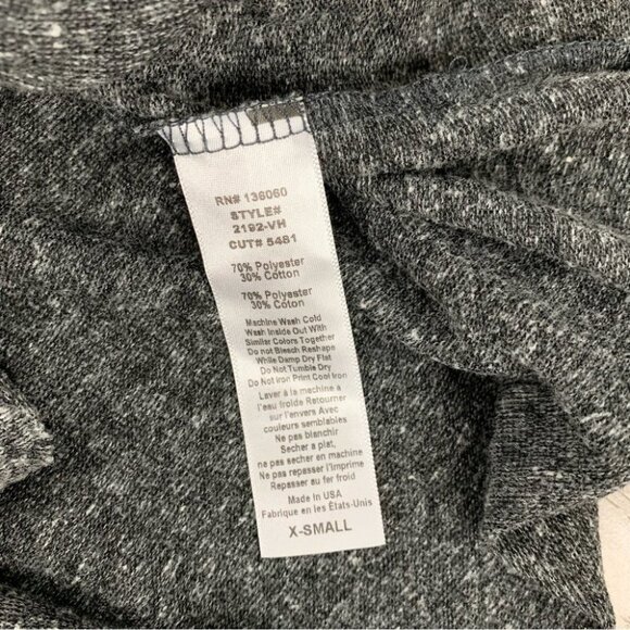 Urban Outfitters Project Social T Debbie Top Knit V-Neck Long Sleeve Gray XS - Picture 11 of 13